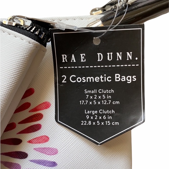 NEW Rae Dunn peace/love cosmetic bags - Picture 5 of 8